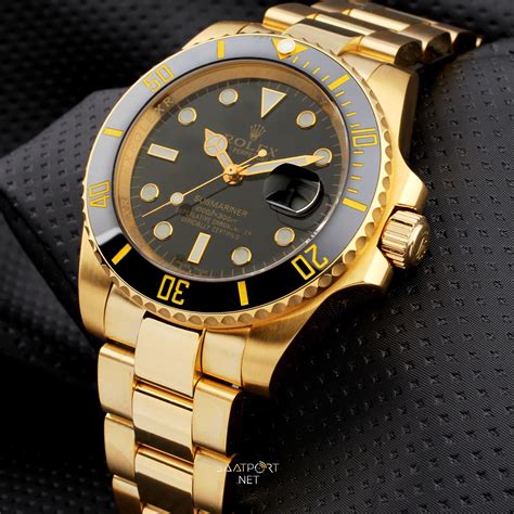 rolex submariner schwarzu gold|rolex submariner gold price.